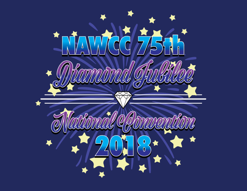 Logo for the NAWCC's 75th Anniversary
