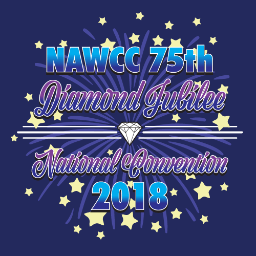 Logo for the NAWCC's 75th Anniversary