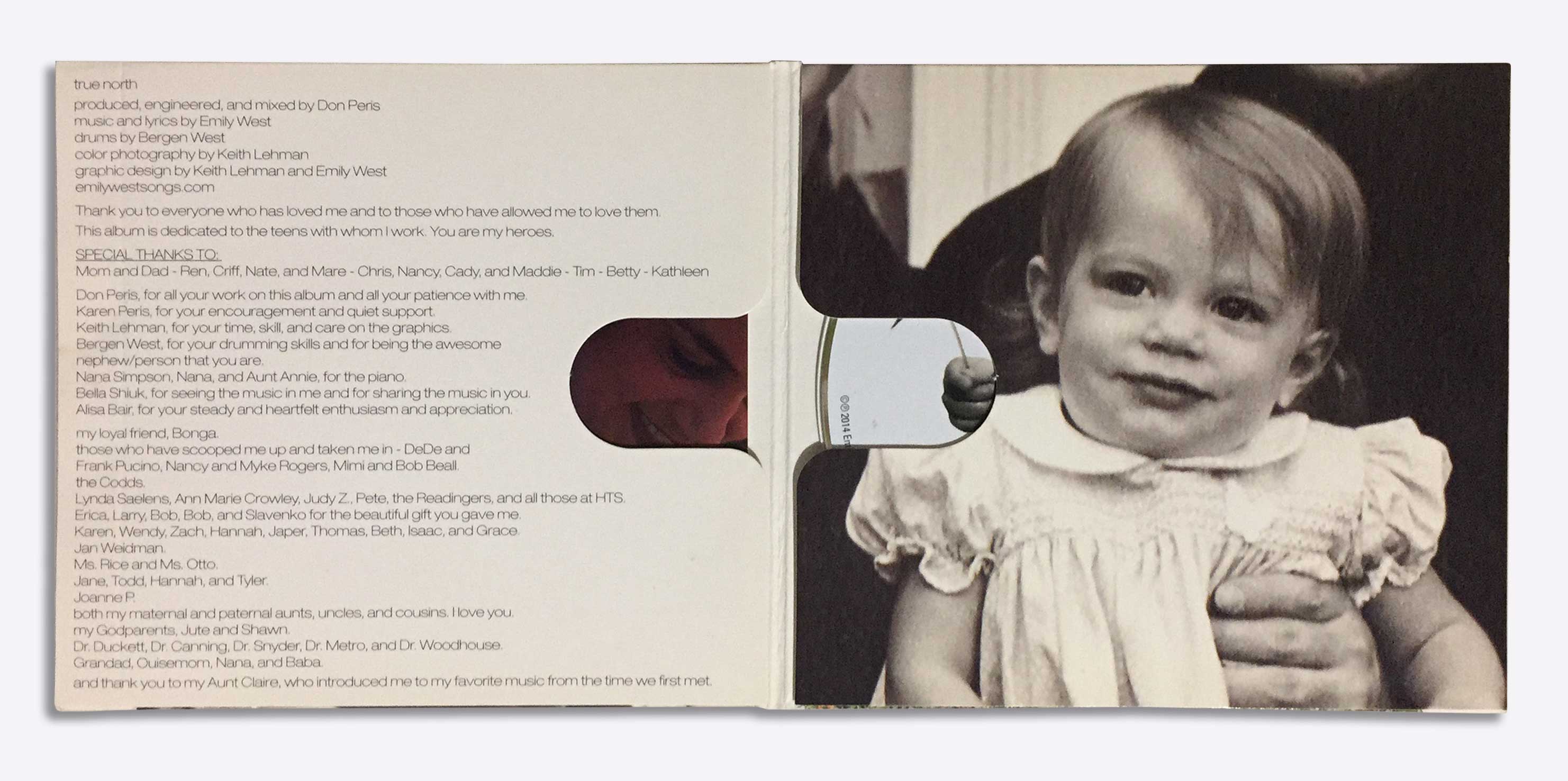 Inside artwork for Jessica Smucker's album 'This Broken Moment'
